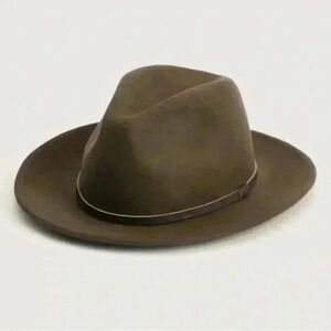 Will+Bear William Brown | Crushable Travel Hat Unisex 100 % Wool Size- Medium